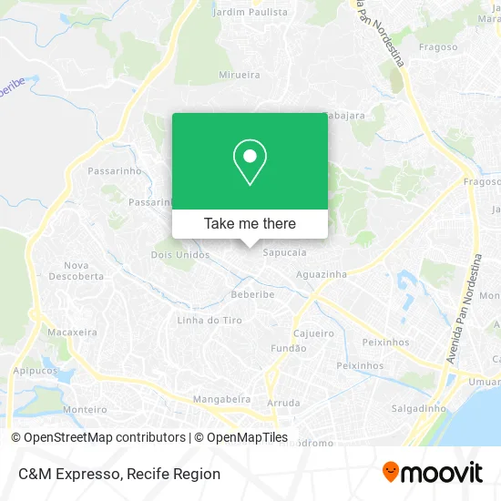 C&M Expresso map