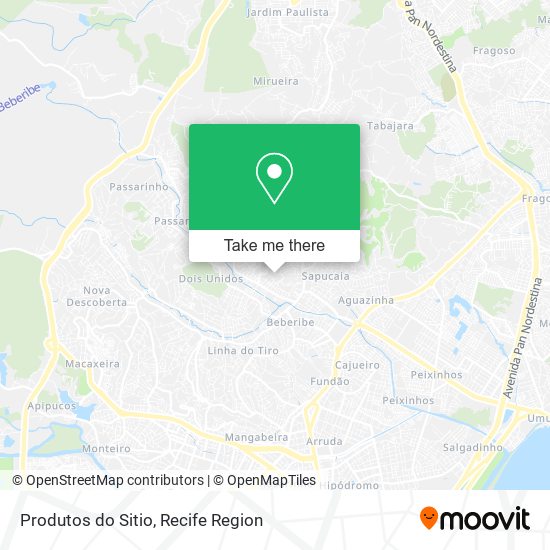 Produtos do Sitio map