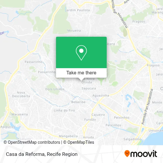 Casa da Reforma map