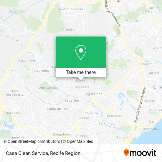 Casa Clean Service map