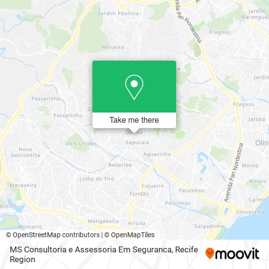 MS Consultoria e Assessoria Em Seguranca map