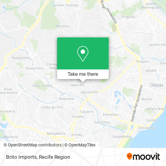 Brito Imports map
