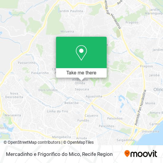 Mercadinho e Frigorífico do Mico map