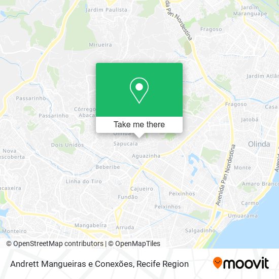 Andrett Mangueiras e Conexões map