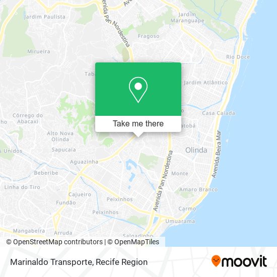 Marinaldo Transporte map