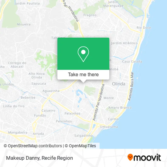 Makeup Danny map