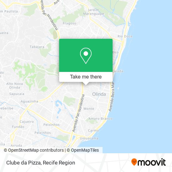 Mapa Clube da Pizza