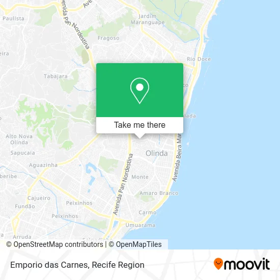 Emporio das Carnes map