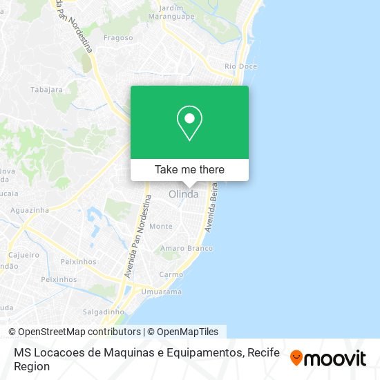 MS Locacoes de Maquinas e Equipamentos map