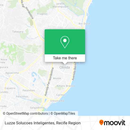 Luzze Solucoes Inteligentes map