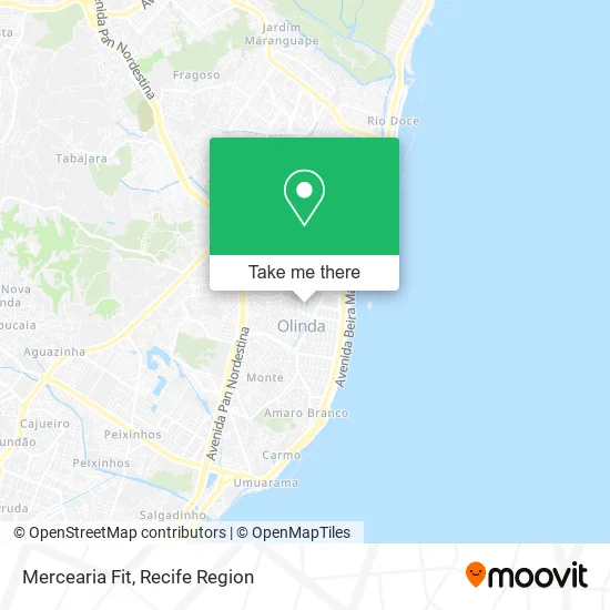 Mercearia Fit map