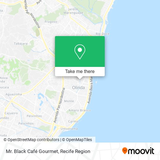 Mr. Black Café Gourmet map