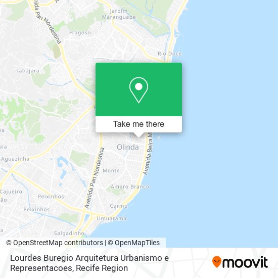 Lourdes Buregio Arquitetura Urbanismo e Representacoes map