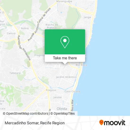 Mercadinho Somar map