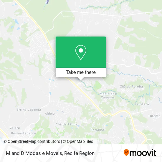 M and D Modas e Moveis map