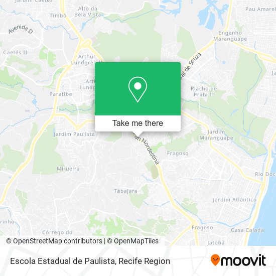 Escola Estadual de Paulista map