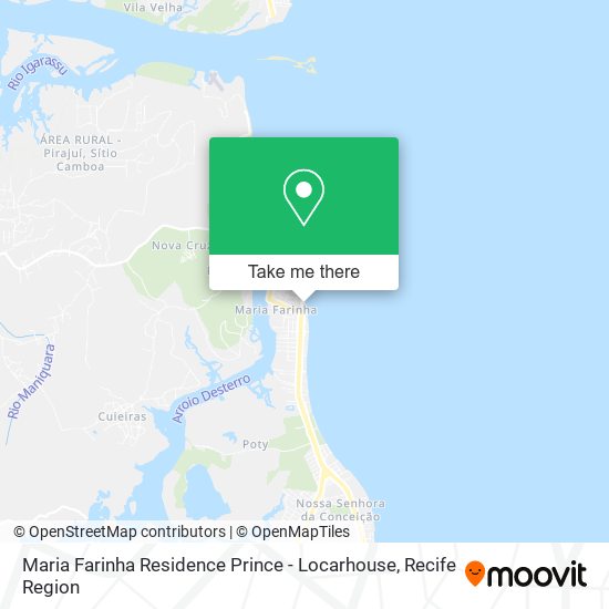 Maria Farinha Residence Prince - Locarhouse map