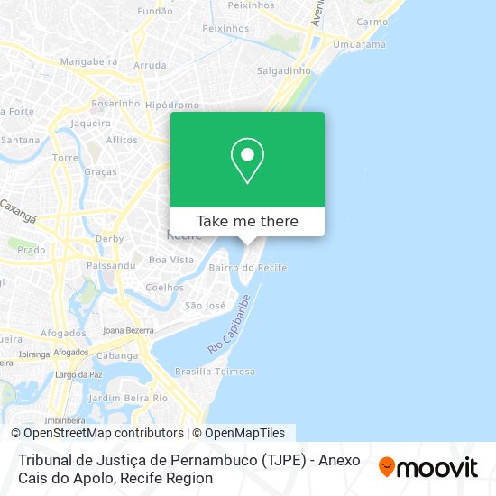 Tribunal de Justiça de Pernambuco (TJPE) - Anexo Cais do Apolo map