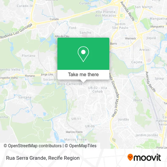 Rua Serra Grande map