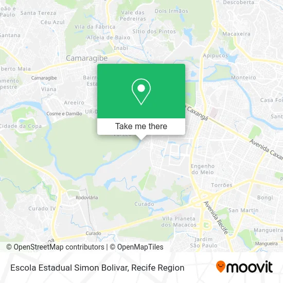 Escola Estadual Simon Bolivar map
