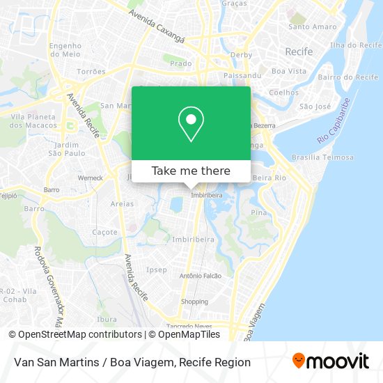 Mapa Van San Martins / Boa Viagem