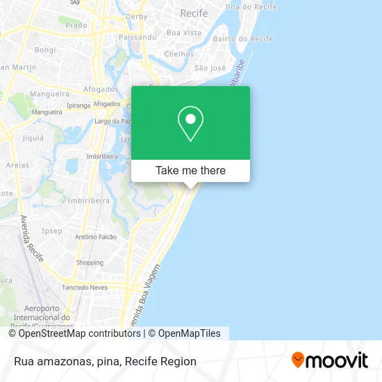 Rua amazonas, pina map