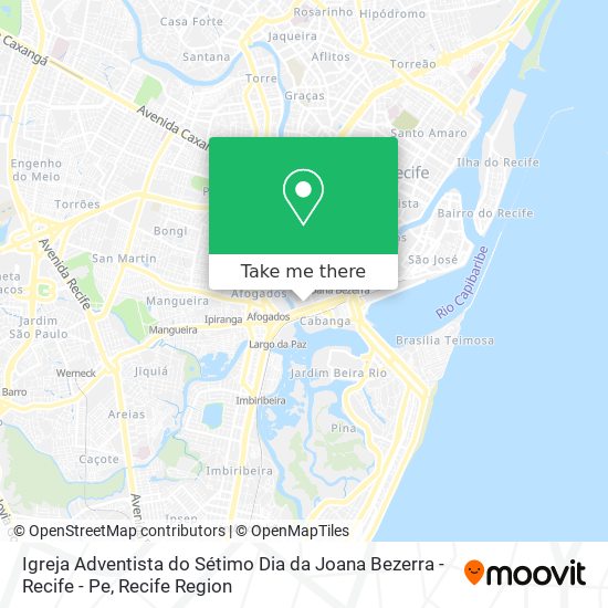 Igreja Adventista do Sétimo Dia da Joana Bezerra - Recife - Pe map