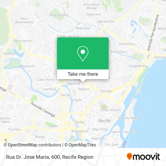 Rua Dr. Jose Maria, 600 map