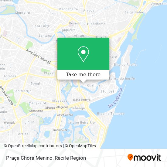 Praça Chora Menino map