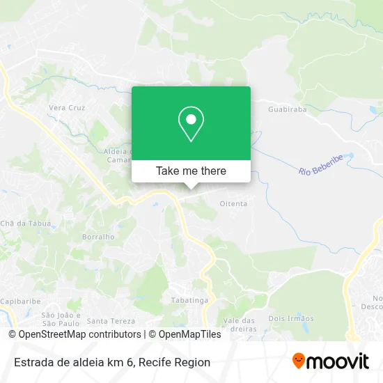 Estrada de aldeia  km 6 map
