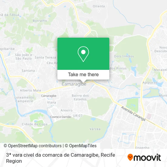 3ª vara civel da comarca de Camaragibe map