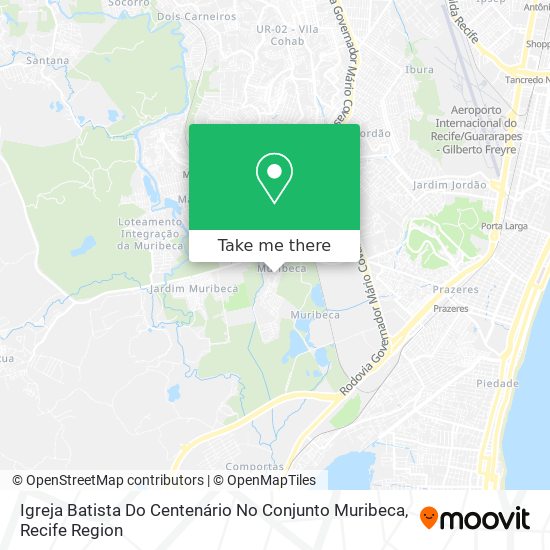 Igreja Batista Do Centenário No Conjunto Muribeca map