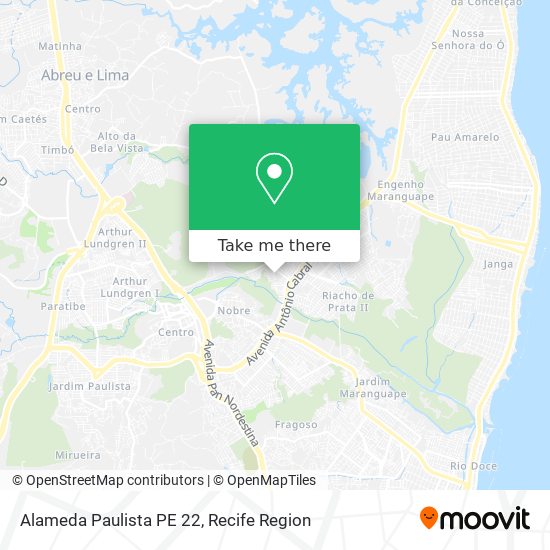 Mapa Alameda Paulista PE  22