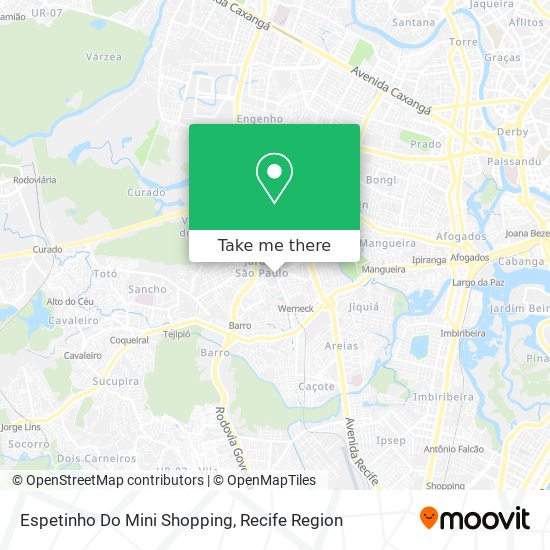 Espetinho Do Mini Shopping map