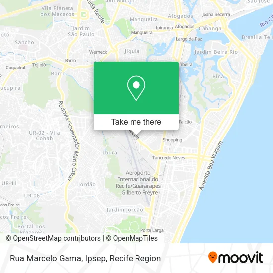 Rua Marcelo Gama, Ipsep map