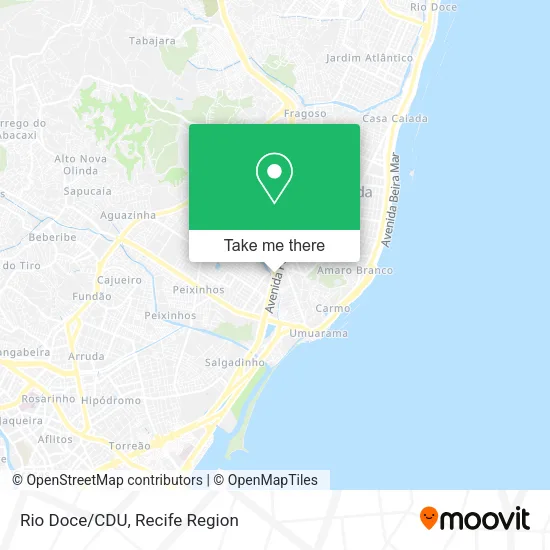 Rio Doce/CDU map