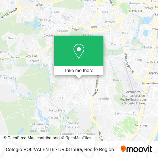 Colégio POLIVALENTE - UR03 Ibura map
