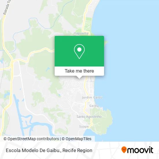 Escola Modelo De Gaibu. map