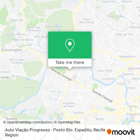 Auto Viação Progresso - Posto Sto. Expedito map