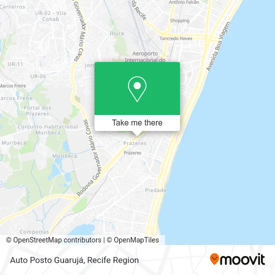 Auto Posto Guarujá map