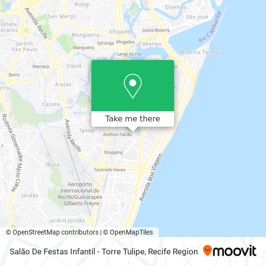 Salão De Festas Infantil - Torre Tulipe map