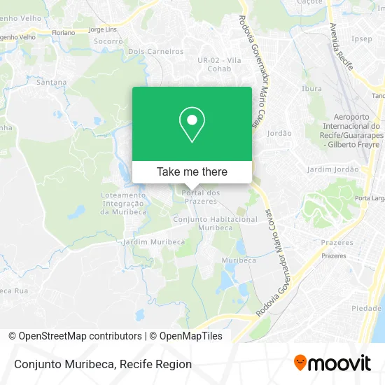 Conjunto Muribeca map