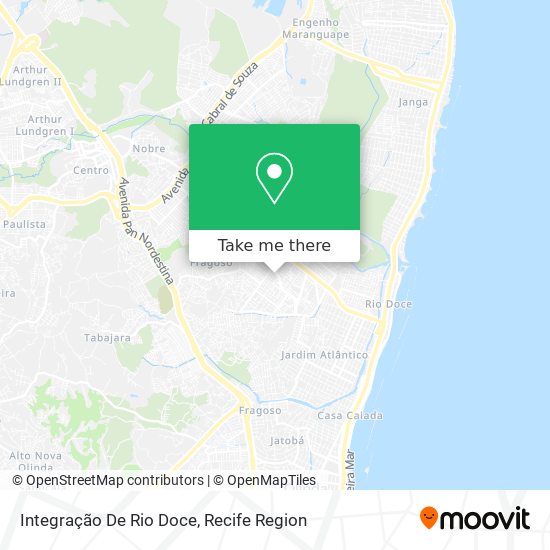 Integração De Rio Doce map