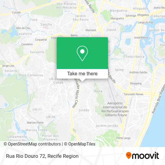 Rua Rio Douro 72 map