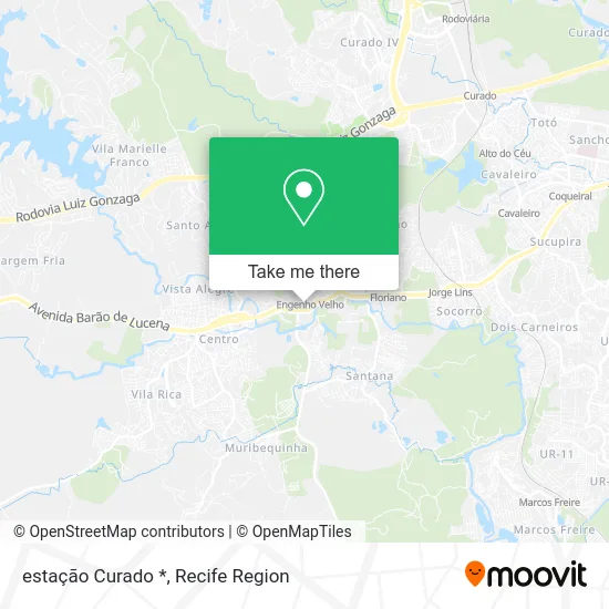 estação Curado * map