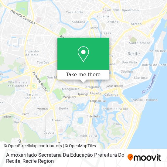Almoxarifado Secretaria Da Educação Prefeitura Do Recife map