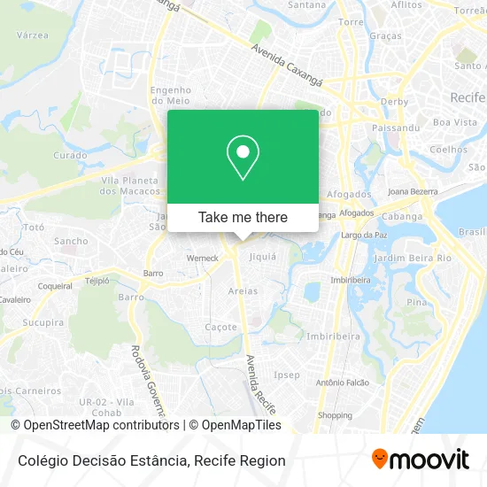 Colégio Decisão Estância map
