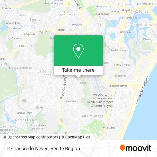 TI - Tancredo Neves map