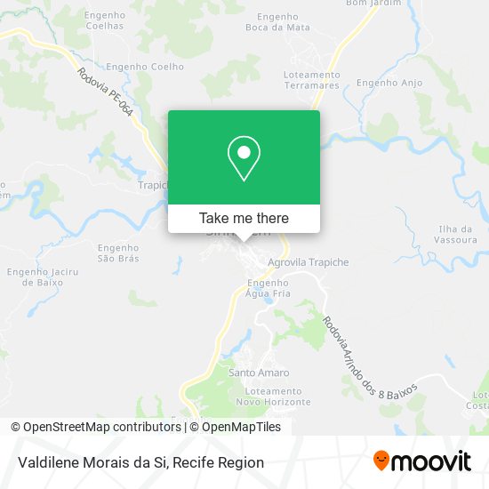 Valdilene Morais da Si map