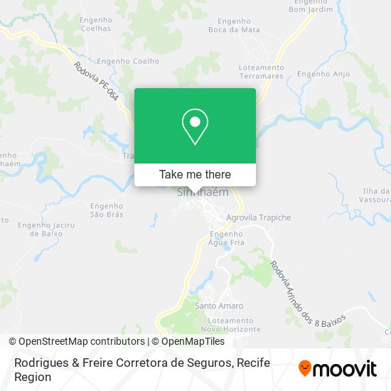 Rodrigues & Freire Corretora de Seguros map
